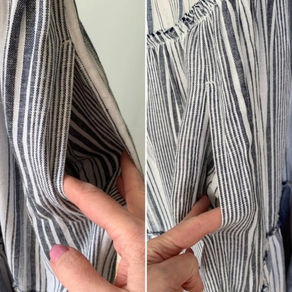 J. Crew Chambray Cover-up Dress In Stripe - Picture 12 of 16